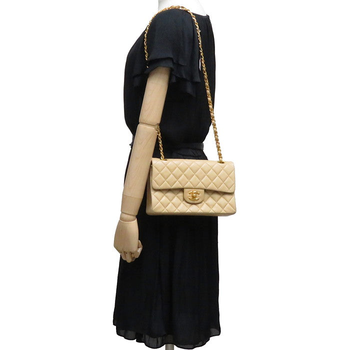 CHANEL/シャネル】 マトラッセ23 Wフラップ チェーンショルダー ココ 