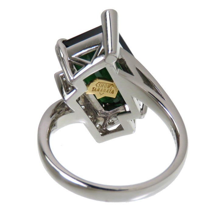 14号【DESIGNER JEWELRY/作家ジュエリー】 ショー・ヤマガタ コンビ バーデライトトルマリン 5.72ct ダイヤモンド 計0.15ct リング・指輪 Pt900プラチナ/K18ゴールド 18金 10.7g レディース
【中古】【真子質店】【NN】




【YMaMi】