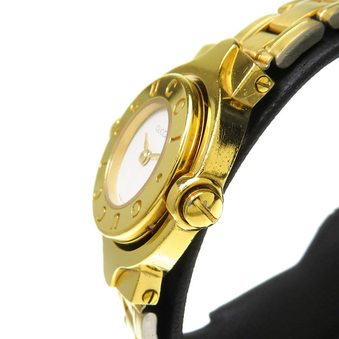 GUCCI/グッチ】 6600L ターンG △社外ベルト 腕時計 GP クオーツ GUCCI/グッチ】 6600L ターンG △社外ベルト 腕時計 GP クオーツ