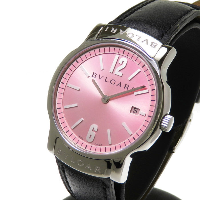 ブルガリ　ST35S 時計　ブルガリ腕時計　ピンク ブルガリST35S 時計ブルガリ腕時計ピンク
