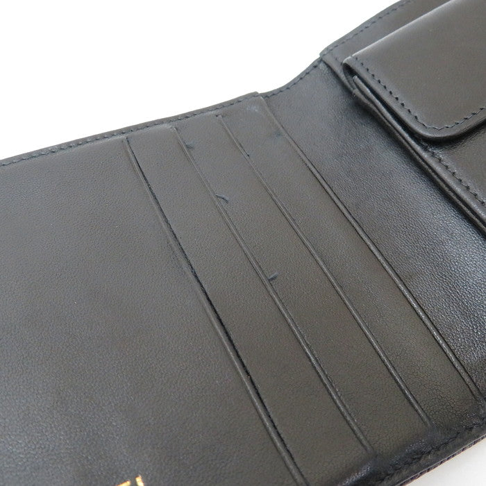CHANEL/シャネル】 ココマーク 二つ折り財布 5番台/キャビアスキン 黒