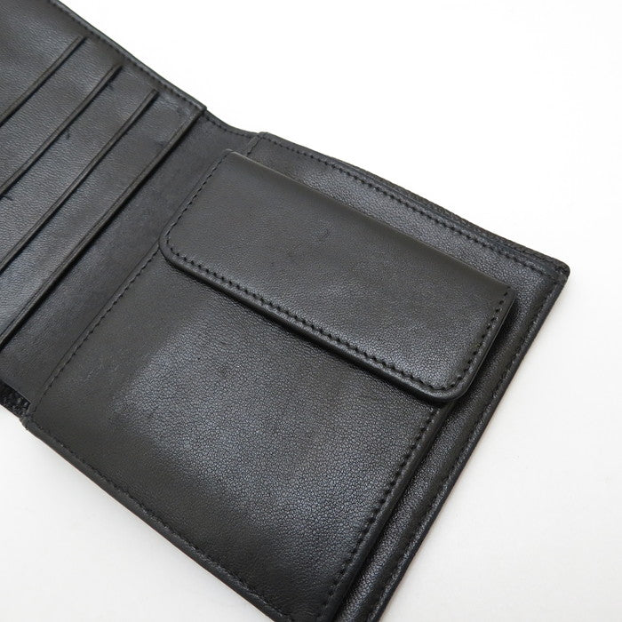 CHANEL/シャネル】 ココマーク 二つ折り財布 5番台/キャビアスキン 黒