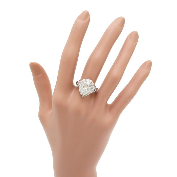 10.5号 △LDH ペアシェイプダイヤモンド(H-I1) 3.068ct ダイヤモンド