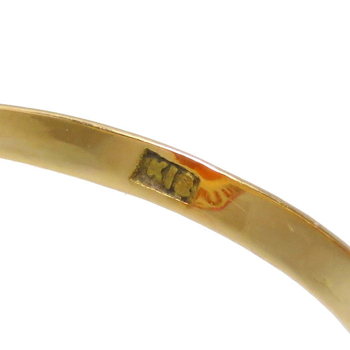 11号 合成石 リング・指輪 K18ゴールド 18金 3.0g レディース 【中古