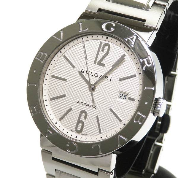 ブルガリ BVLGARI ソティリオ SB42BSLDR ブラック ステンレススチール ステンレススチール 自動巻き メンズ 腕時計