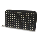 【PRADA/プラダ】 1M0506 スタッズ  長財布 パテントレザー 黒 ユニセックス【中古】【真子質店】【NN】




【ITx】