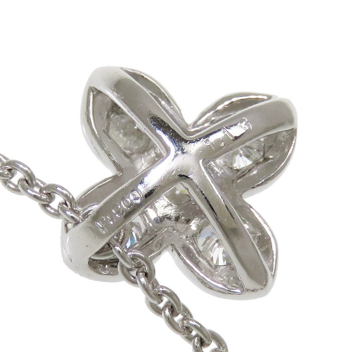 花 ステーションデザイン ダイヤモンド 計1.13ct ネックレス 花 ステーションデザイン ダイヤモンド 計1.13ct ネックレス