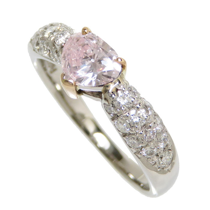 12号 ハート ピンクダイヤモンド 0.547ct ダイヤモンド 計0.41ct