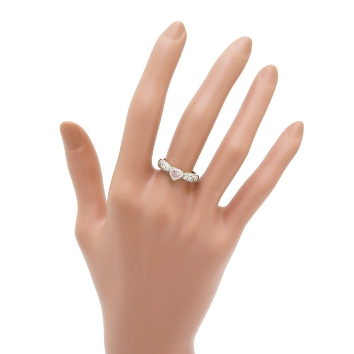 12号 ハート ピンクダイヤモンド 0.547ct ダイヤモンド 計0.41ct