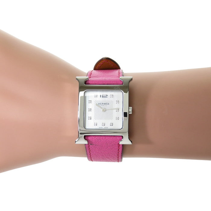 エルメス腕時計 H watch ピンク