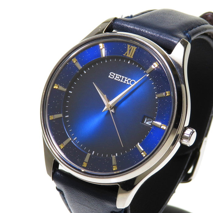 SEIKO セレクション ブルー 限定モデル ソーラー SBPX141 時計 メンズ SEIKO セレクション ブルー 限定モデル ソーラー SBPX141 時計