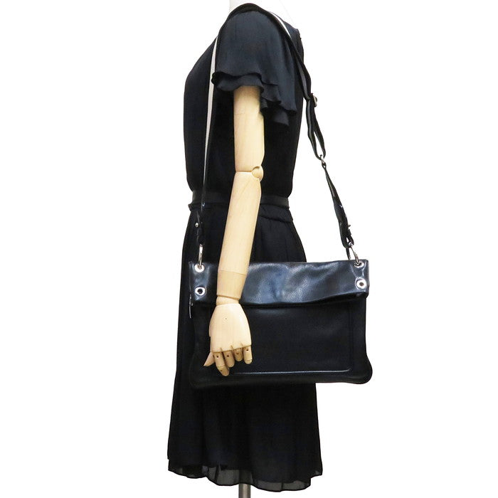 BALLY/バリー】 ショルダーバッグ レザー 黒 ユニセックス【中古