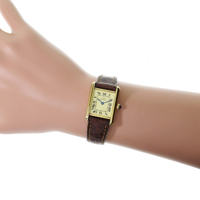 CARTIER/カルティエ】 5057001 マストタンクヴェルメイユ 腕時計 GP  