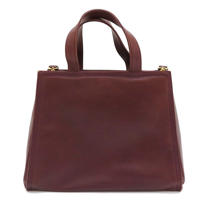LOEWE/ロエベ】 2way ハンドバッグ レザー ワインレッド レディース 