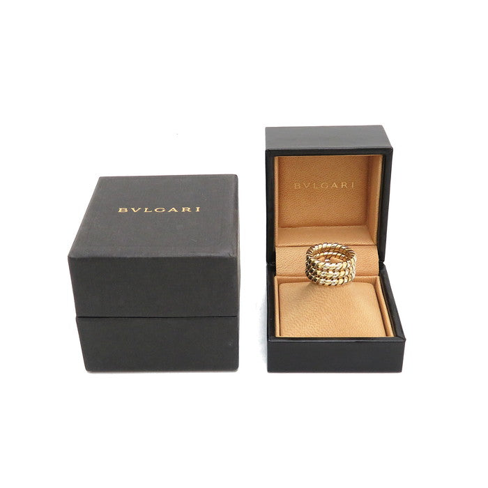 10号【BVLGARI/ブルガリ】 トゥボガス リング・指輪 K18YGイエロー