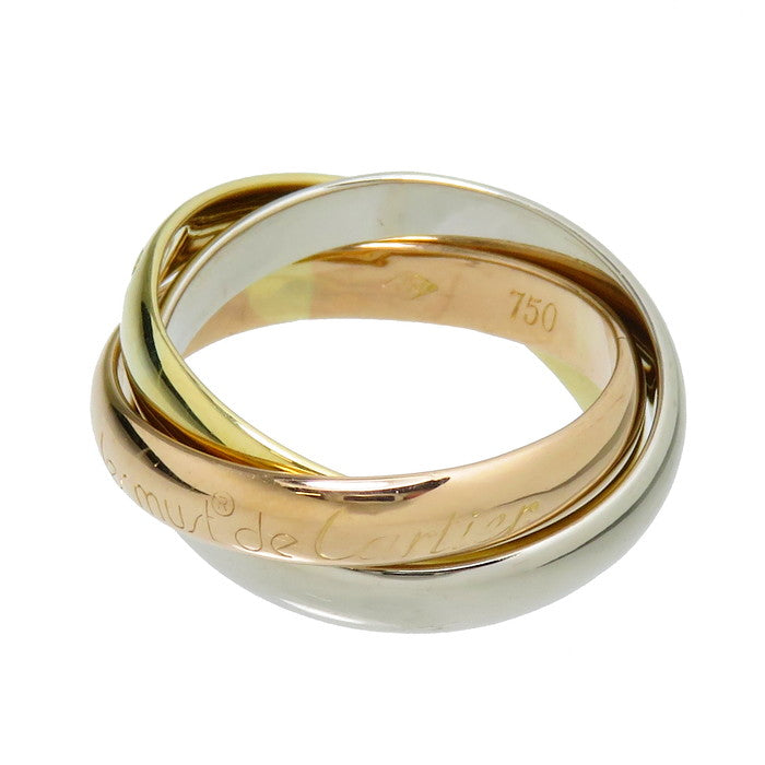 7号【CARTIER/カルティエ】 トリニティ スリーカラー 3連 リング・指輪