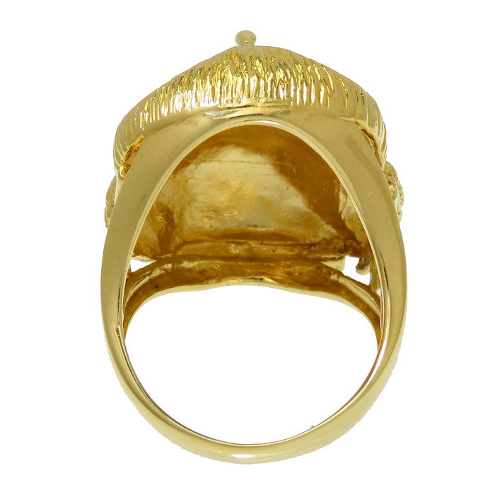 12号 フクロウ ルビー 計0.48ct ダイヤモンド 計0.30ct リング・指輪 