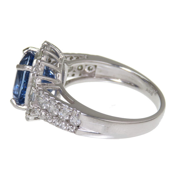 11号 サファイア 4.594ct ダイヤモンド 計1.70ct リング・指輪