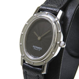 【HERMES/エルメス】 CO1.210 クリッパー オーバル　サンレイ 腕時計 ステンレススチール/レザー クオーツ 黒 レディース
【中古】【真子質店】【GD】




【MaMiMo】