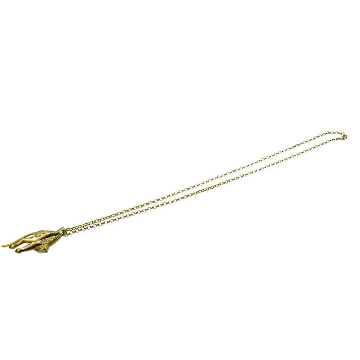 パンサーモチーフ ロング クリソベリルキャッツアイ 計1.45ct ダイヤモンド 計0.27ct ネックレス K18ゴールド 18金 23.8g 63cm レディース
【中古】【真子質店】【NN】




【IMoMox】