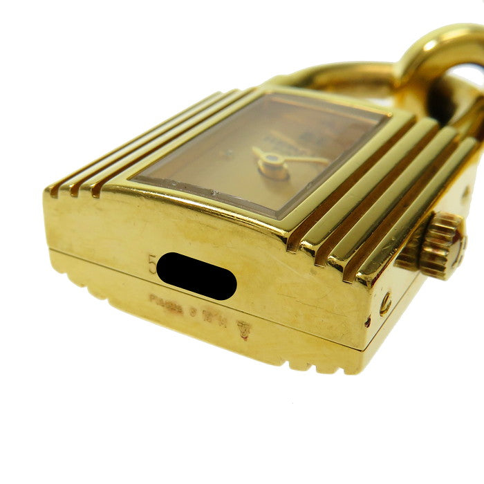 エルメス HERMES ケリーウォッチ GP/レザー クォーツ レディース 良品