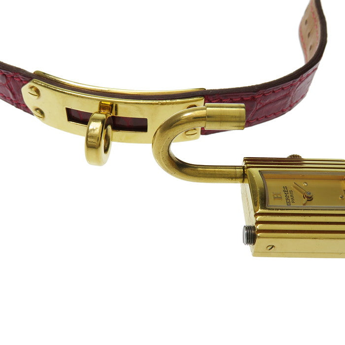【HERMES/エルメス】 ケリーウォッチ クロコレザー 腕時計 GP/レザー クオーツ ゴールド レディース
【中古】【真子質店】【GD】




【MaYMa】