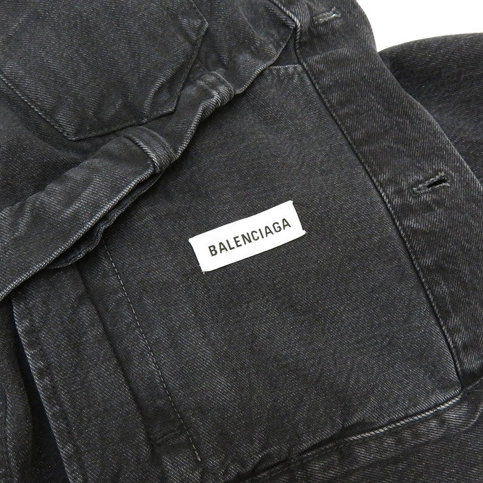 BALENCIAGA/バレンシアガ】 482125 デニムジャケット コットン 黒 レディース【中古】【真子質店】【GN】 【MaKx】 – 真子質店  PawnShopMAKO