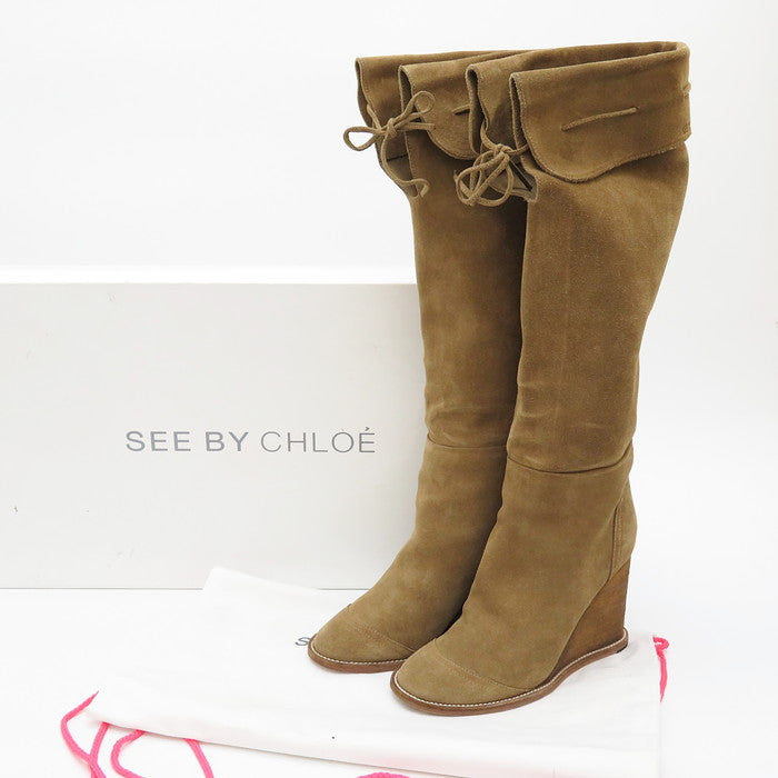 最終特価品【SEE BY CHLOE/シーバイクロエ】 ロングブーツ ブーツ 