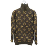 【LOUIS VUITTON/ルイ・ヴィトン】 ルレックス モノグラム 1A9DI0 モノグラム プルオーバー セーター ウール/ナイロン/ポリエステル/キュプラ/ポリウレタン ブラウン　ゴールド レディース【中古】【真子質店】【BL】




【IMixx】