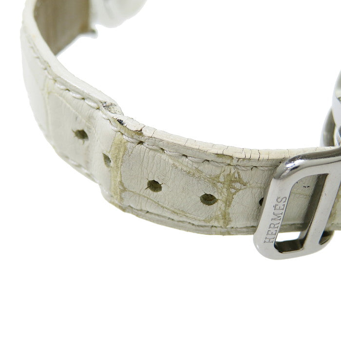 【HERMES/エルメス】 CL1.310 クリッパー クロノ   ▲社外ベルト 腕時計 ステンレススチール/社外製革ベルト クオーツ 白 レディース
【中古】【真子質店】【GD】




【DDx】