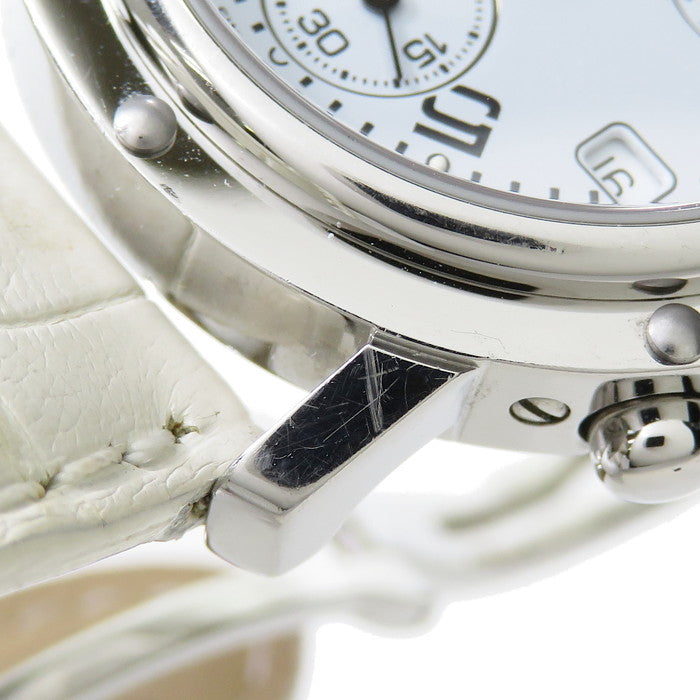 【HERMES/エルメス】 CL1.310 クリッパー クロノ   ▲社外ベルト 腕時計 ステンレススチール/社外製革ベルト クオーツ 白 レディース
【中古】【真子質店】【GD】




【DDx】