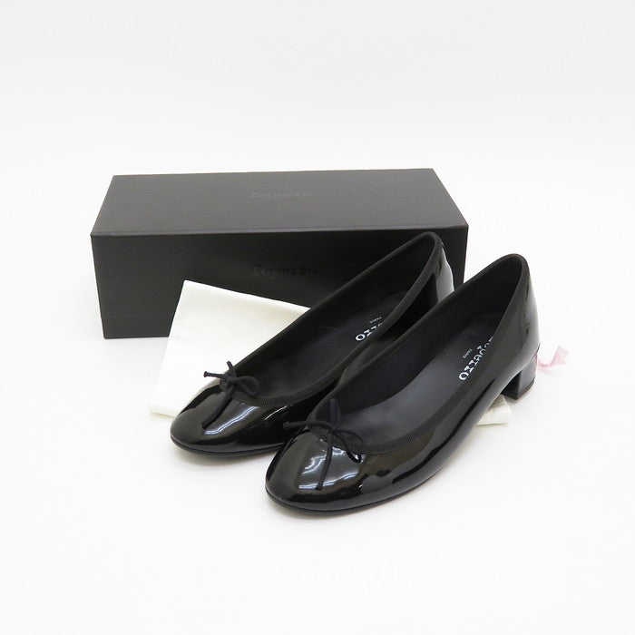 repetto/レペット】 バレエシューズ エナメル 黒 レディース【中古