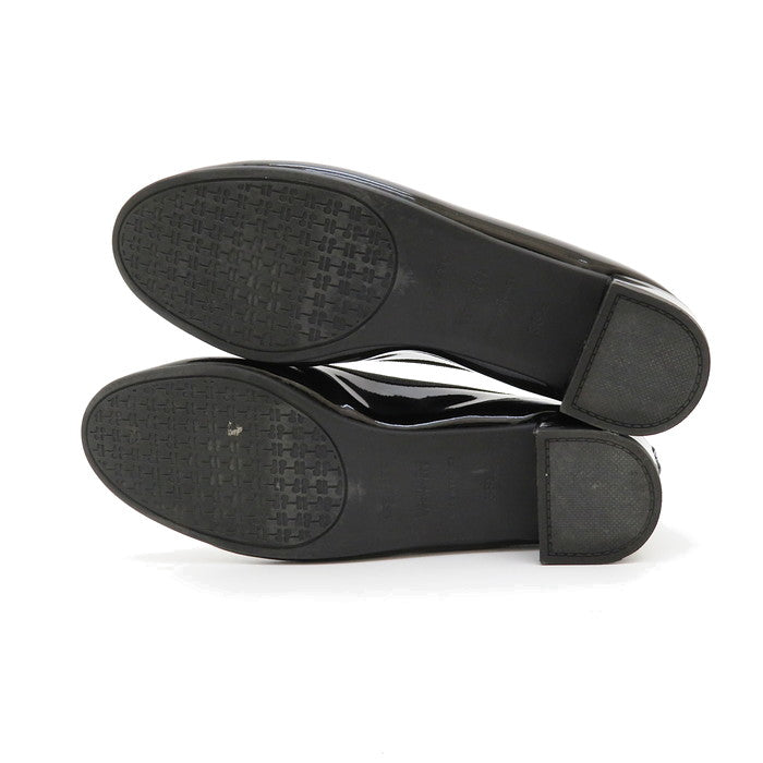 レペット　バレエシューズ　エナメル黒　38.5 repetto/レペット】 バレエシューズ エナメル 黒 レディース【中古