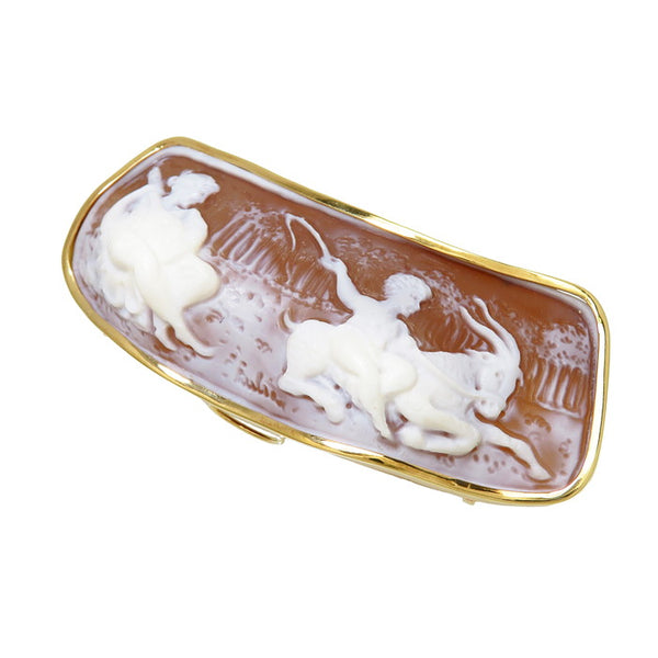 【DESIGNER JEWELRY/作家ジュエリー】 ペンダント兼用 カメオ シェル ブローチ K18ゴールド 18金 14.0g レディース
【中古】【真子質店】【NN】




【TTx】