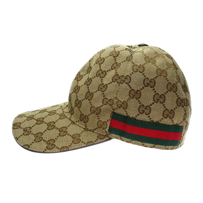 GUCCI/グッチ】 200035 キャップ GGキャンバス ベージュ ユニセックス 