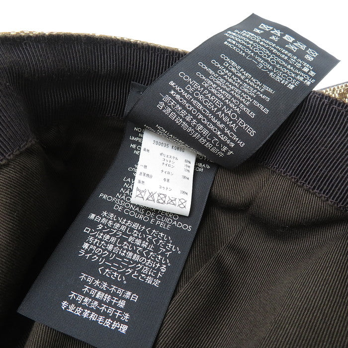 GUCCI/グッチ】 200035 キャップ GGキャンバス ベージュ ユニセックス