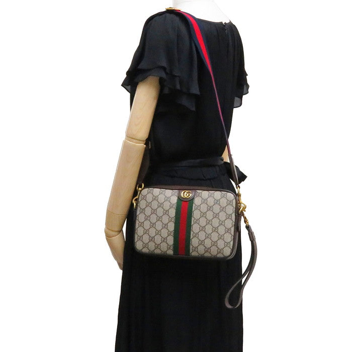 GUCCI/グッチ】 699439 オフィディア ショルダーバッグ GGスプリームキャンバス ベージュ/エボニー ユニセックス【中古】【真 –  真子質店 PawnShopMAKO