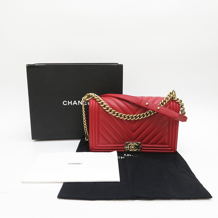 【CHANEL/シャネル】 ボーイシャネル28 ショルダーバッグ 23番台 ラムスキン 赤 レディース【中古】【真子質店】【BL】




【DYKMo】