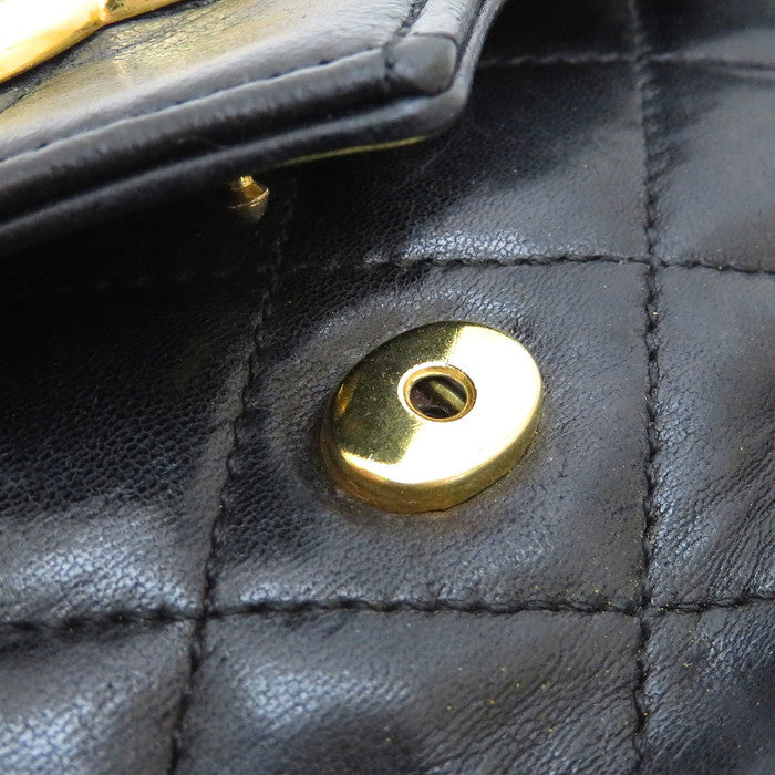 【CHANEL/シャネル】 デカココ　プッシュロック　チェーンショルダー ショルダーバッグ レザー 黒 レディース【中古】【真子質店】【GD】




【TDTx】