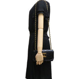 【CHANEL/シャネル】 デカココ　プッシュロック　チェーンショルダー ショルダーバッグ レザー 黒 レディース【中古】【真子質店】【GD】




【TDTx】