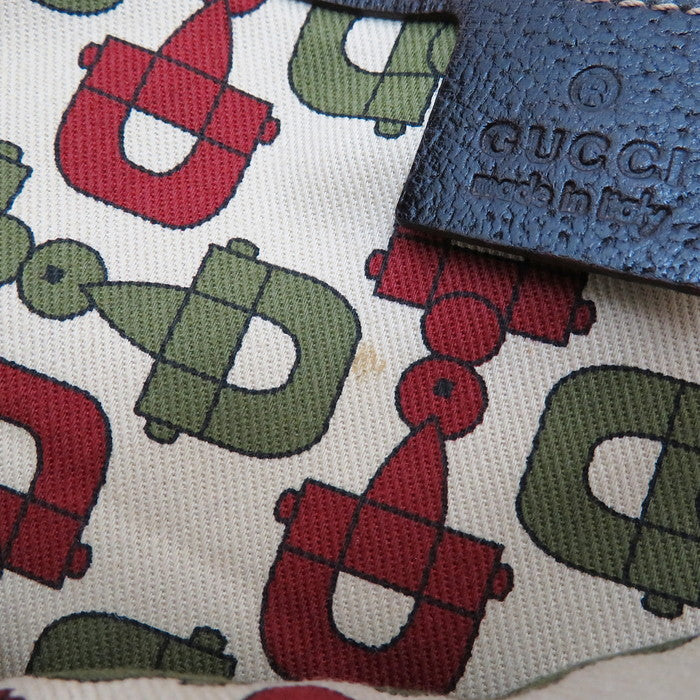 GUCCI/グッチ】 163695 刺繍 トートバッグ GGキャンバス/レザー