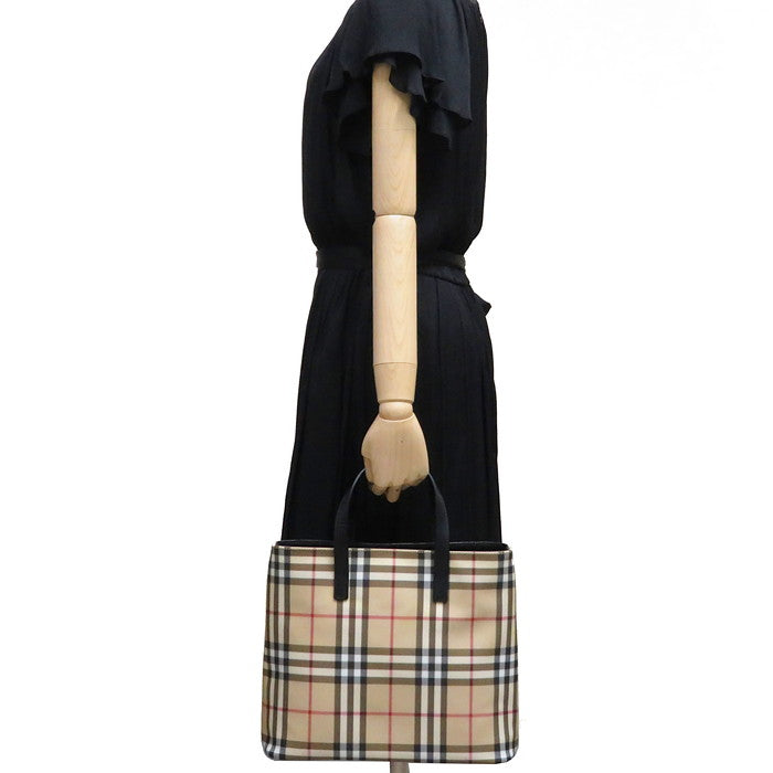 【BURBERRY/バーバリー】 ノバチェック  ハンドバッグ PVC ベージュ/黒 レディース【中古】【真子質店】【GD】




【TSI】