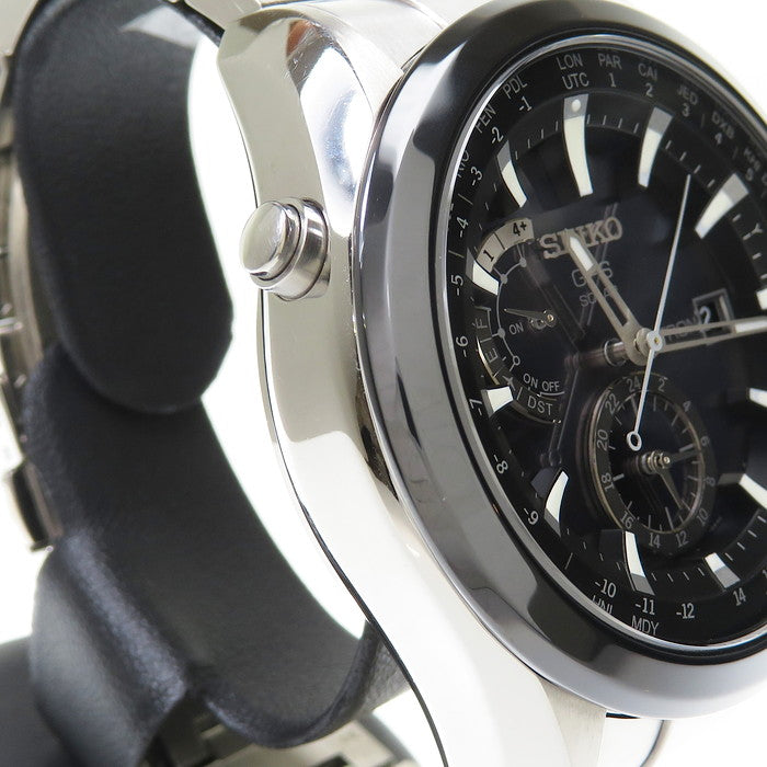 【SEIKO/セイコー】 SBXA003　7X52-0AA0 アストロン 腕時計 チタン/セラミック ソーラー電波 ブラック メンズ