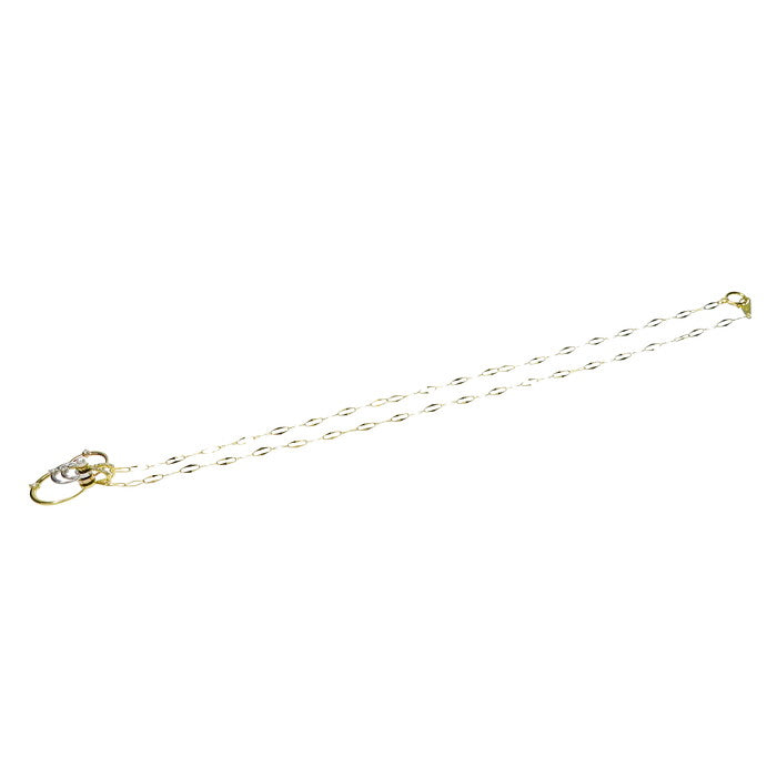 スイング スリーカラー アコヤ真珠(ベビーパール) 3.3mm ダイヤモンド 計0.23ct ネックレス K18YGイエローゴールド 18金/K18PGピンクゴールド 18金/K18WGホワイトゴールド 5.7g 46cm レディース
【中古】【真子質店】【NN】




【Dxx】