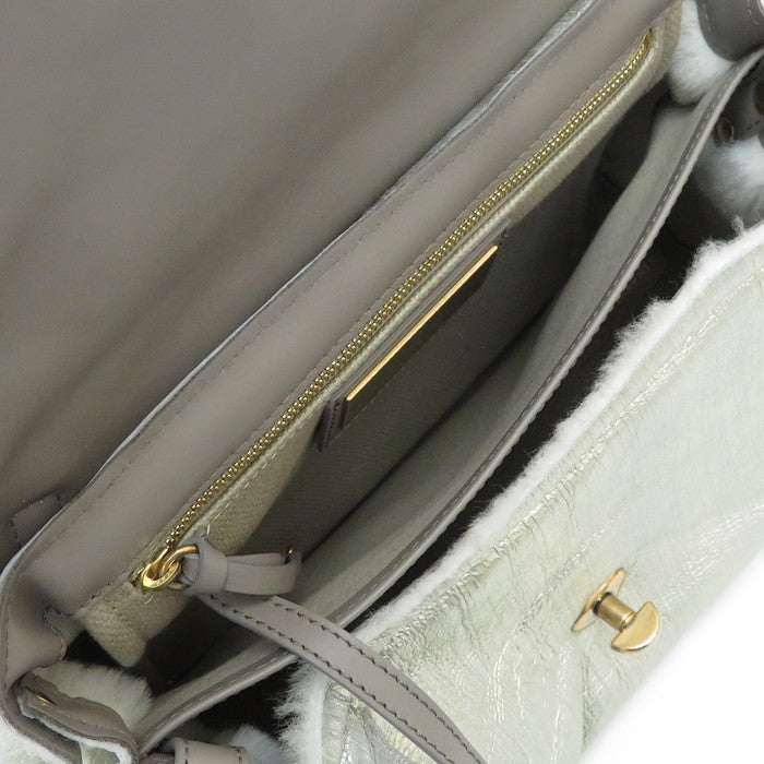 ★★最終特価品【ZANELLATO/ザネラート】 ポスティーナS ファー 2WAY  ハンドバッグ 羊革/牛革 アイボリー/シルバー系 レディース【中古】【真子質店】【GD】




【IMaK】