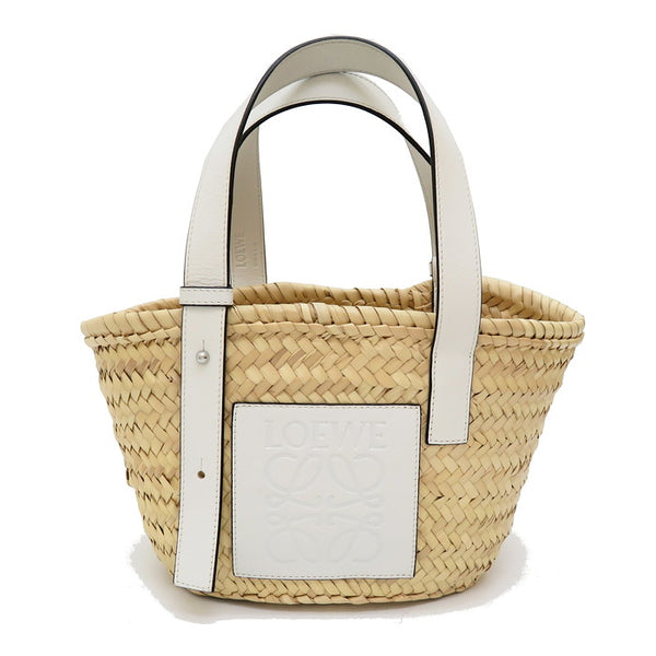 ★★最終特価品【LOEWE/ロエベ】 スモールバケットバッグ カゴバッグ  ハンドバッグ レザー/パームリーフ ベージュ/白 レディース【中古】【真子質店】【GD】




【DYT】