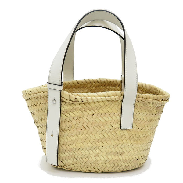 ★★最終特価品【LOEWE/ロエベ】 スモールバケットバッグ カゴバッグ  ハンドバッグ レザー/パームリーフ ベージュ/白 レディース【中古】【真子質店】【GD】




【DYT】