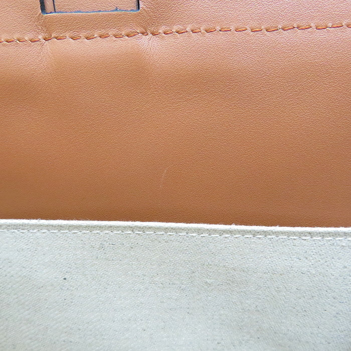 【LOEWE/ロエベ】 クッショントート　ラージサイズ  トートバッグ キャンバス/レザー アイボリー/ブラウン レディース【中古】【真子質店】【GD】




【DDx】
