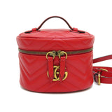【GUCCI/グッチ】 598594 GGマーモント　バニティ リュック・デイパック レザー 赤 レディース【中古】【真子質店】【BL】




【YSMa】