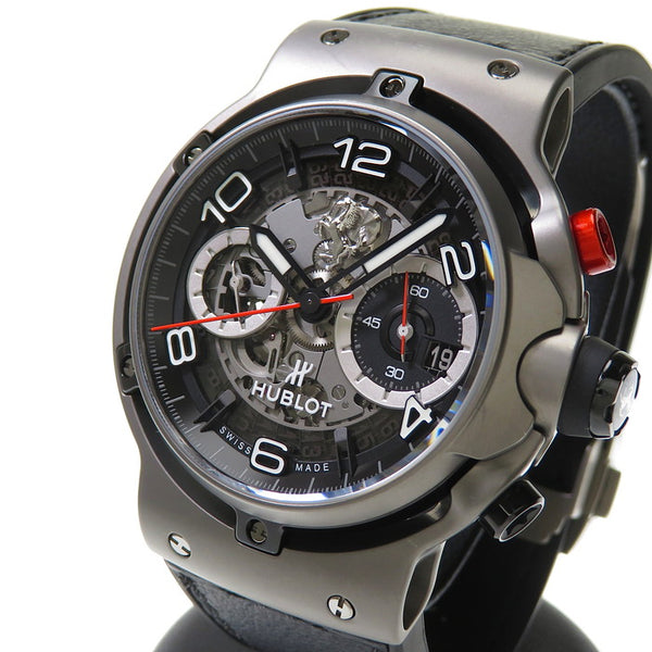 ★★最終特価品【HUBLOT/ウブロ】 526.NX.0124.VR クラシックフュージョン フェラーリGT　限定1000本 腕時計 チタン/ラバー/レザー 自動巻き/オートマ 黒/グレー メンズ
【中古】【真子質店】【BL】




【IMaKxx】